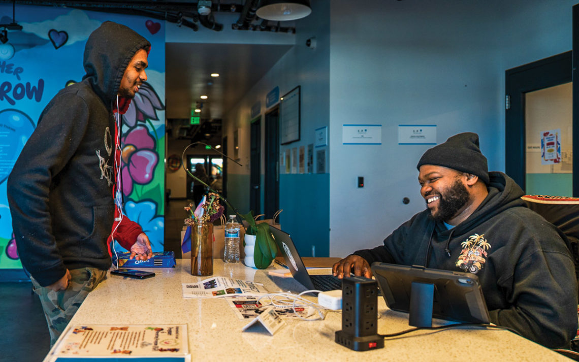 Members of Safe Place for Youth