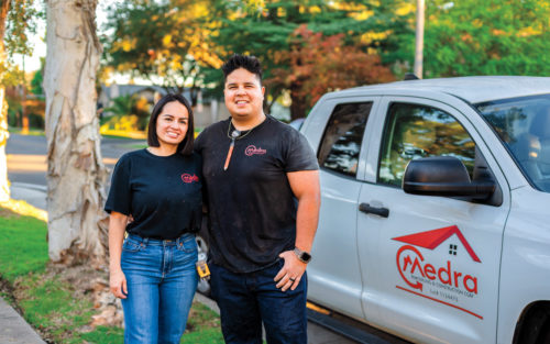 Emilio Medrano and Astrid Medrano, owners and operators of Medra Remodeling Corp