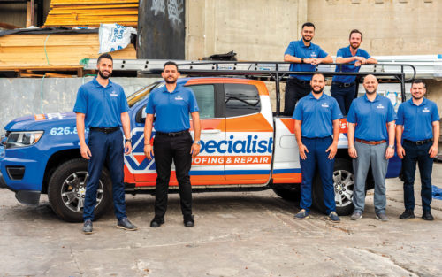 Specialist Roofing & Repair owners and employees 